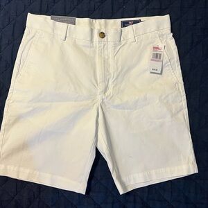 Vineyard Vines Men's Shorts White Classic Fit 9 inch Breaker Short Size 32 NWT